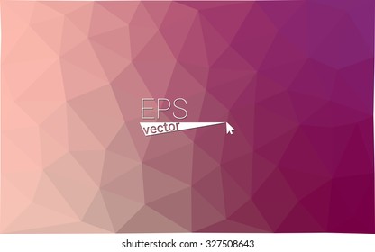 Pink magenta abstract geometric rumpled triangular low poly style gradient illustration graphic background. Vector polygonal design for your business.