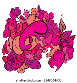 pink magenta random vector template 