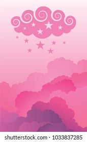 Pink magic cloud