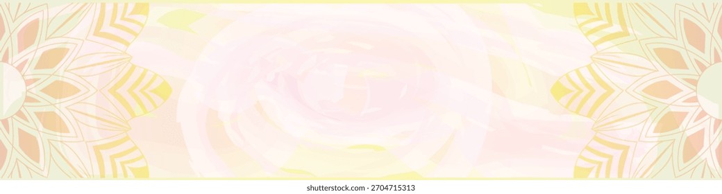 Mandala cor-de-rosa desenhos com espaço de cópia, cor de luxo, detalhes intrincados, violeta sólida Fundo para apresentações