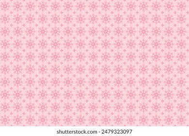 Pink mandala pattern design. This pattern design is suitable for women's room wallpaper and even for designing women's clothing.