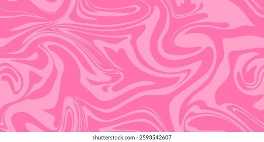 Pink marble acrylic seamless pattern, ice cream texture, watercolor marble background. 1970s trippy seamless pattern.