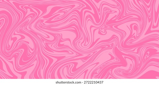 Pink marble acrylic seamless pattern, ice cream texture, watercolor marble background. 1970s trippy seamless pattern.