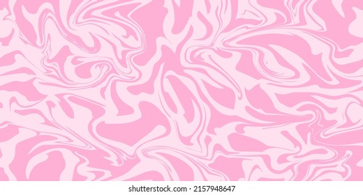 Pink marble acrylic swirl seamless pattern, ice cream texture, watercolor marble background. 