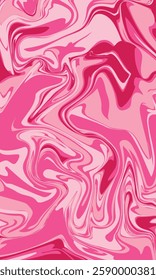 Pink marble acrylic swirl seamless pattern, ice cream texture, watercolor marble background.