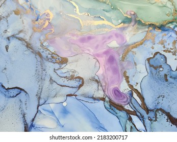 Pink Marble Ink. Blue  Water Color. Green Marble Paint. Blue Alcohol Ink. Gradient Gold Background. Vector Gold Glitter. Luxury Vector Painting. Gold Marble Watercolor. Water Color Background. Sea Ink