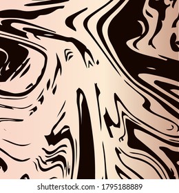 Pink Marble Texture Vector Square Liquid Ink Background. Fluid Paint Suminagashi Modern Pattern for Ice Cream, Cosmetics Ads, Wedding Invitation. Hipster Stone Marble Texture, Vivid Painting Splash