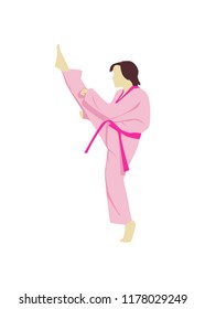 pink martial arts
