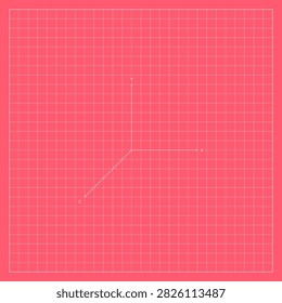 Pink mathematical grid background