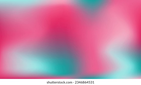 Pink mauve blush magenta rose blurred line on azure aquamarine print fon. Indigo pastel booming spring concept gradient background. Mockup poster, social media, advertisement cover, postcard, flyer