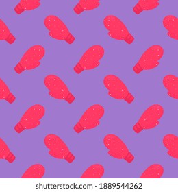 Matices rosados, patrón sin fisuras en un fondo morado.