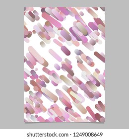 Pink modern abstract gradient diagonal stripe pattern page background template - vector stationery graphic design