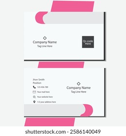 Pink Modern Business Card v2