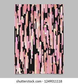 Pink modern gradient vertical stripe pattern page background template - vector stationery graphic