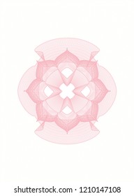 Pink money style rosette