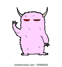 pink monster cartoon