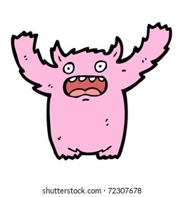 pink monster cartoon