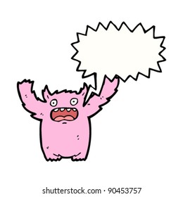 pink monster cartoon