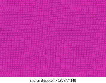 Pink mosaic background. Сhaotic mosaic texture. Square pattern with geometric design. Pink leather vector pattern.
