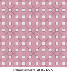 pink mosaic, ceramic tiles, cute pattern, decorative seamless background