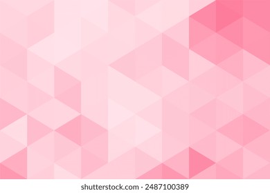 Pink mosaic pixel background. Gradient abstract tile background. Artistic puzzle background.