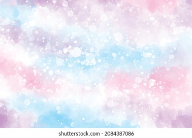 pink  multi color sweet candy valentines wet wash splash watercolor background digital painting