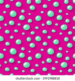 pink mushroom close up. Seamless pattern.  Texture for fabric, wrapping, wallpaper. Decorative print. Vector illustration .