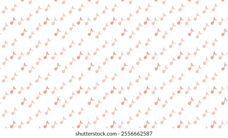 pink music notes seamless background clipart.