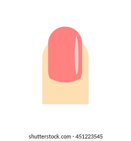 pink nail icon