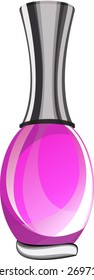 Pink nail polish