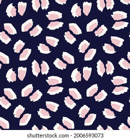 Pink Navy Animal Leopard Seamless Pattern Background for fashion textiles, graphics and crafts