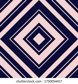 Pink and navy Argyle diagonal striped seamless pattern background suitable for fashion textiles, graphics