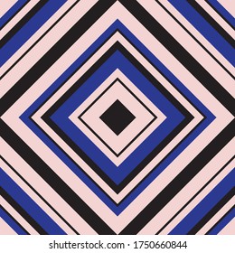 rosafarbene und navesy Argyle diagonal gestreifte, nahtlose Muster-Hintergrund, geeignet für Modetextilien, Grafiken