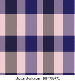 Pink Navy Asymmetric Plaid textured seamless pattern suitable for fashion textiles and graphics