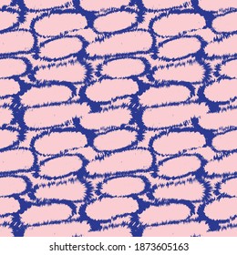 Pink Navy Brush stroke fur pattern design for fashion prints, homeware, graphics, backgrounds