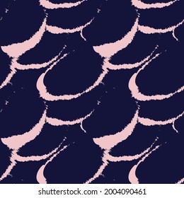 Pink Navy Brush stroke fur pattern design for fashion prints, homeware, graphics, backgrounds