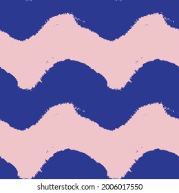 Pink Navy Brush stroke fur pattern design for fashion prints, homeware, graphics, backgrounds