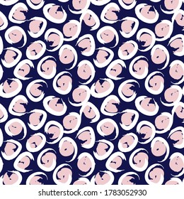 Pink Navy Brush strokes pattern background suitable for fashion prints, graphics, backgrounds