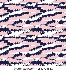 Pink Navy Brush strokes pattern background suitable for fashion prints, graphics, backgrounds