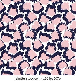 Pink Navy Brush strokes pattern background suitable for fashion prints, graphics, backgrounds