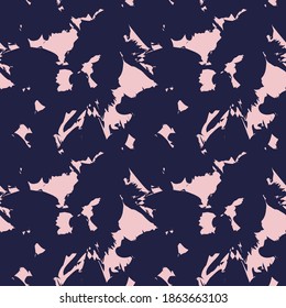 Pink Navy Brush strokes pattern background suitable for fashion prints, graphics, backgrounds