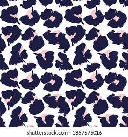 Pink Navy Brush strokes pattern background suitable for fashion prints, graphics, backgrounds