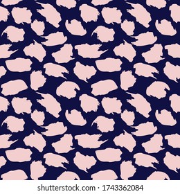 Pink Navy Camouflage abstract seamless pattern background suitable for fashion textiles, graphics