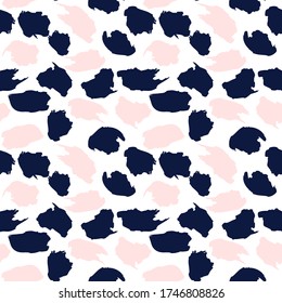 Pink Navy Camouflage abstract seamless pattern background suitable for fashion textiles, graphics