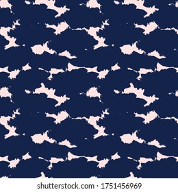 Pink Navy Camouflage abstract seamless pattern background suitable for fashion textiles, graphics