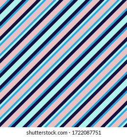 Fondo de patrón transparente rayado rosa y naval adecuado para textiles de moda, gráficos