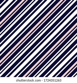 Fondo de patrón transparente rayado rosa y naval adecuado para textiles de moda, gráficos