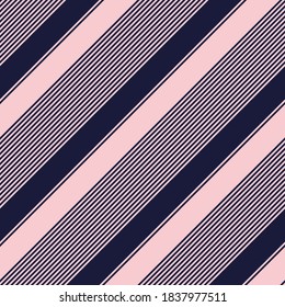 Fondo de patrón transparente rayado rosa y naval adecuado para textiles de moda, gráficos