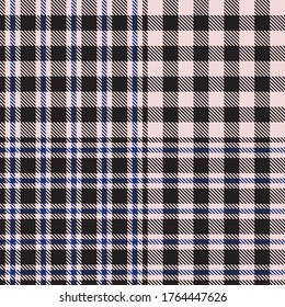Pink Navy Glen Plaid textured seamless pattern suitable for fashion textiles and graphics