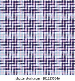 Pink Navy Glen Plaid textured seamless pattern suitable for fashion textiles and graphics